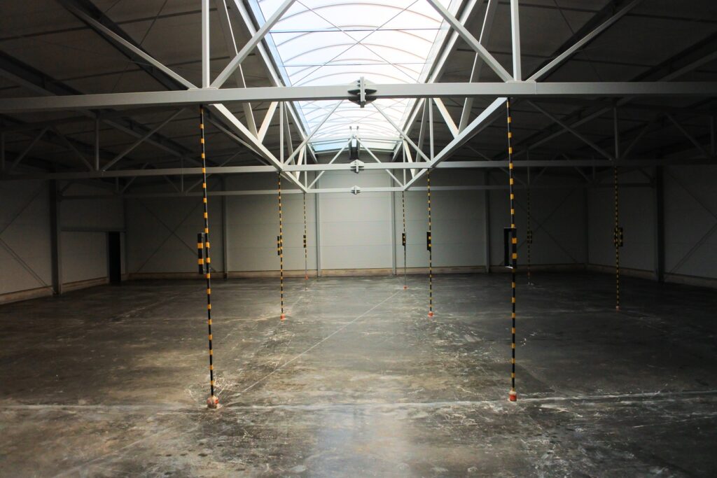 Kratownica hali stalowej